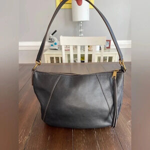 Fossil leather shoulder bag